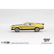 Mini GT MGT01139-L 1/64 Ford Mustang Mach1 Grabber Yellow