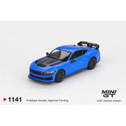 Mini GT MGT01141-R 1/64 Ford Mustang Dark Horse 2024 Grabber Blue