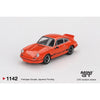 Mini GT MGT01142-R 1/64 Porsche 911 Carrera RS 2.7 Tangerine with Black Livery