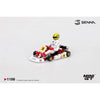 Mini GT MGT01156-BL 1/64 Senna Kart No.2 Ayrton Senna da Silva 1993 Masters of Paris-Bercy
