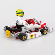 Mini GT MGT01156-BL 1/64 Senna Kart No.2 Ayrton Senna da Silva 1993 Masters of Paris-Bercy