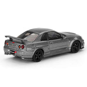Mini GT MGT01160-R 1/64 Nissan Skyline GT-R Dark Metal Gray NISMO BNR34 CRS Version