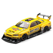 Mini GT MGT01182-R 1/64 Nissan LB-ER34 Super Silhouette Skyline Sport Yellow