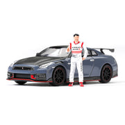 Mini GT Nissan GT-R Nismo 2024 Tsukuba Production Car Lap Record with Matsuda Figure