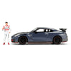 Mini GT Nissan GT-R Nismo 2024 Tsukuba Production Car Lap Record with Matsuda Figure