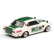 Mini GT Nissan Skyline LB-WORKS Hakosuka White / Green