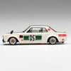 Mini GT Nissan Skyline LB-WORKS Hakosuka White / Green