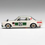 Mini GT Nissan Skyline LB-WORKS Hakosuka White / Green