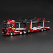 Mini GT Scania 770S A6x4NA Car Transporter V8 50th Anniversary Car Transporter Red