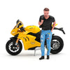 Mini GT Ducati Panigale V4 S Giallo with Figure