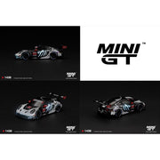 MiniGT Porsche 911 GT3 R (992) No77 AO Racing Skeleton Rexy 2026 IMSA Petit Le Mans
