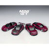 Mini GT MGTS0021 1/64 Porsche 911 (992.1) Rubystone Red Set