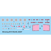 Miniwings 374 1/144 Northrop Grumman RQ-4B Global Hawk JASDF