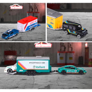 Majorette 76996 Racing Deluxe Trailer 4 Assorted 1pc