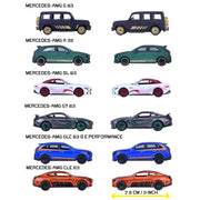 Majorette 77146 Mercedes-AMG Deluxe Cars 6 Assorted 1PC