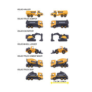 Majorette Volvo Construction Premium 6 Assortment