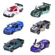 Majorette 77443 Showroom Deluxe Cars 6 Assorted 1pc