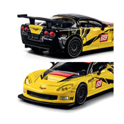 Majorette 78730 1/64 Chev Corvette C6R 2005 Yellow/Black