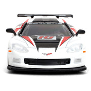 Majorette 78778 Chev Corvette C6R 2005 White/Blk