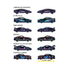 Majorette Neon Racer Premium Cars 6 Assortment
