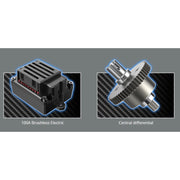 MJX 1/10 Hyper Go 4WD Brushless RC Monster Truck (White)