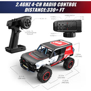 MJX 1/12 Hyper Go Ford Bronco R 4WD Brushless 2S RC Crawler
