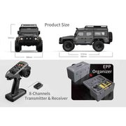 MJX 1/8 Allrock 4WD Brushless RC Crawler (Blue)