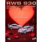 Model Model MM64-RWB930-Valentine2026 1/64 RWB930 Valentine's Day Version