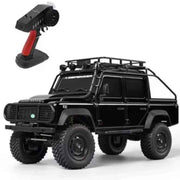 MN Model 1/18 Land Rover Defender RTR RC Crawler (Black)
