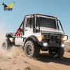 MN Model 1/18 Unimog 4WD RC Crawler (Silver)