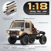 MN Model 1/18 Unimog 4WD RC Crawler (Silver)