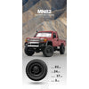 MN Model 1/12 Toyota LC79 4WD RC Crawler RTR (Red)