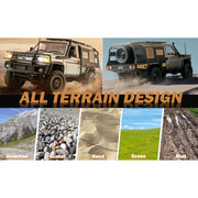 MN Model 1/12 Toyota LC79 4WD RC Crawler RTR (Black)