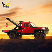 MN Models 1/12 Toyota LC79 4WD RC Crawler Red w/Crane Attachment