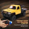 MN Models 1/12 Toyota LC79 4WD RC Crawler Yellow w/Crane Attachment