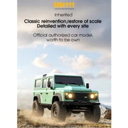 MN Model 1/18 Land Rover Defender RTR RC Crawler (Grey)