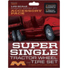 Moebius 1/25 Super Single Tractor Wheel & Tire Set
