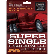 Moebius 1/25 Super Single Tractor Wheel & Tire Set