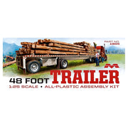 Moebius 1/25 48 Foot Cambered Trailer Model Kit