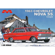 Moebius 1/25 1963 Chevrolet Nova SS Coupe Model Kit