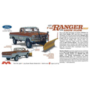 Moebius 1/25 1972 Ford F-250 4x4 with Snow Plow Model Kit