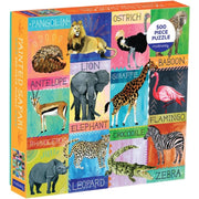 Mudpuppy Painted Safari 500pc Jigsaw Puzzle