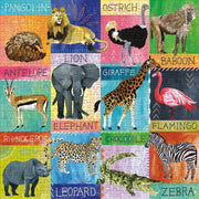 Mudpuppy Painted Safari 500pc Jigsaw Puzzle