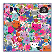 Mudpuppy Blooming Cats 500pc Jigsaw Puzzle