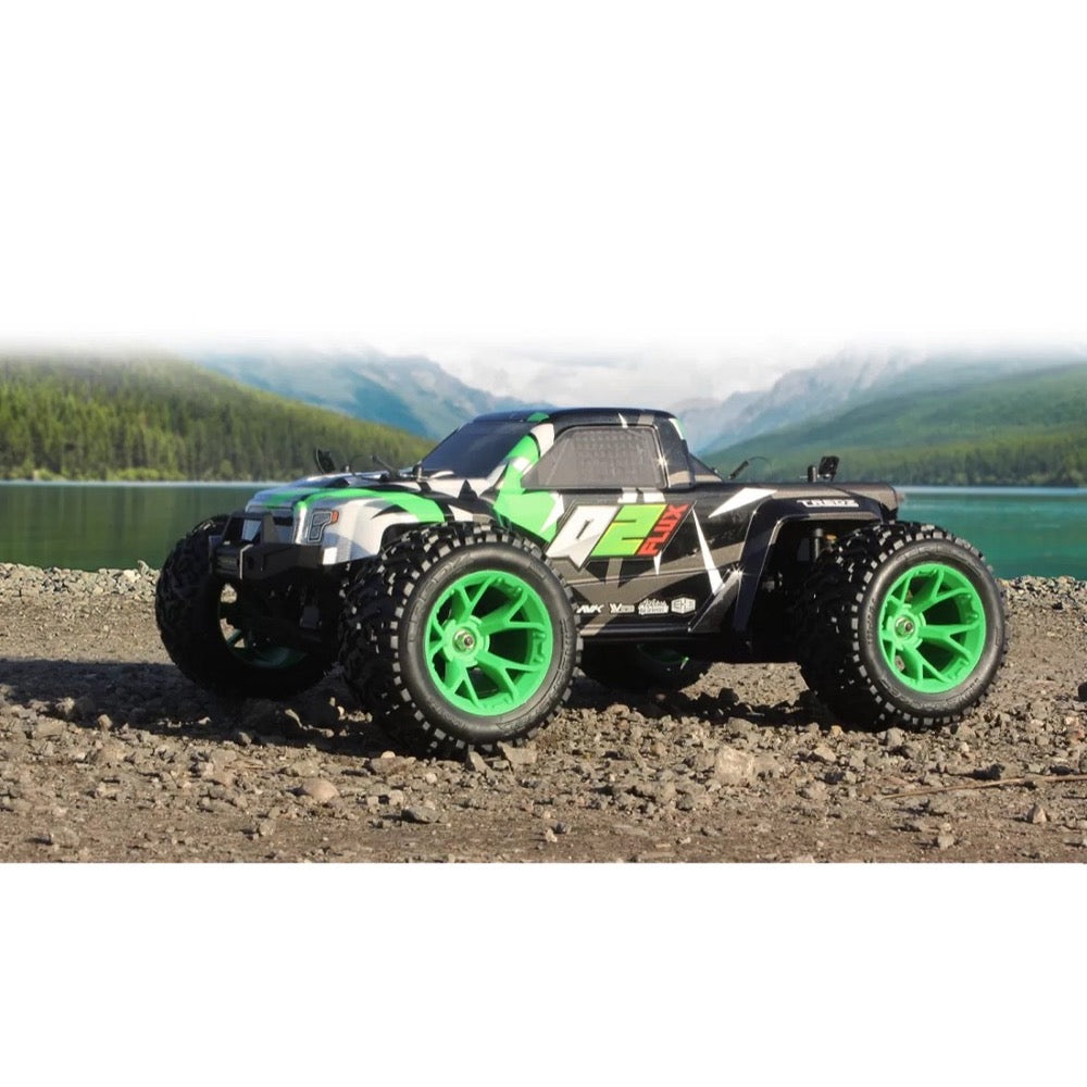 Maverick Quantum2 MT Flux 1/10 4WD Brushless Electric RC Monster Truck Green 150406