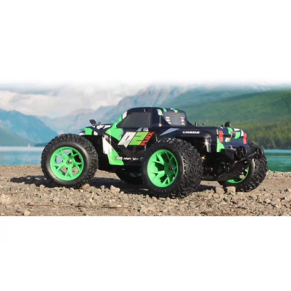 Maverick Quantum2 MT Flux 1/10 4WD Brushless Electric RC Monster Truck Green 150406
