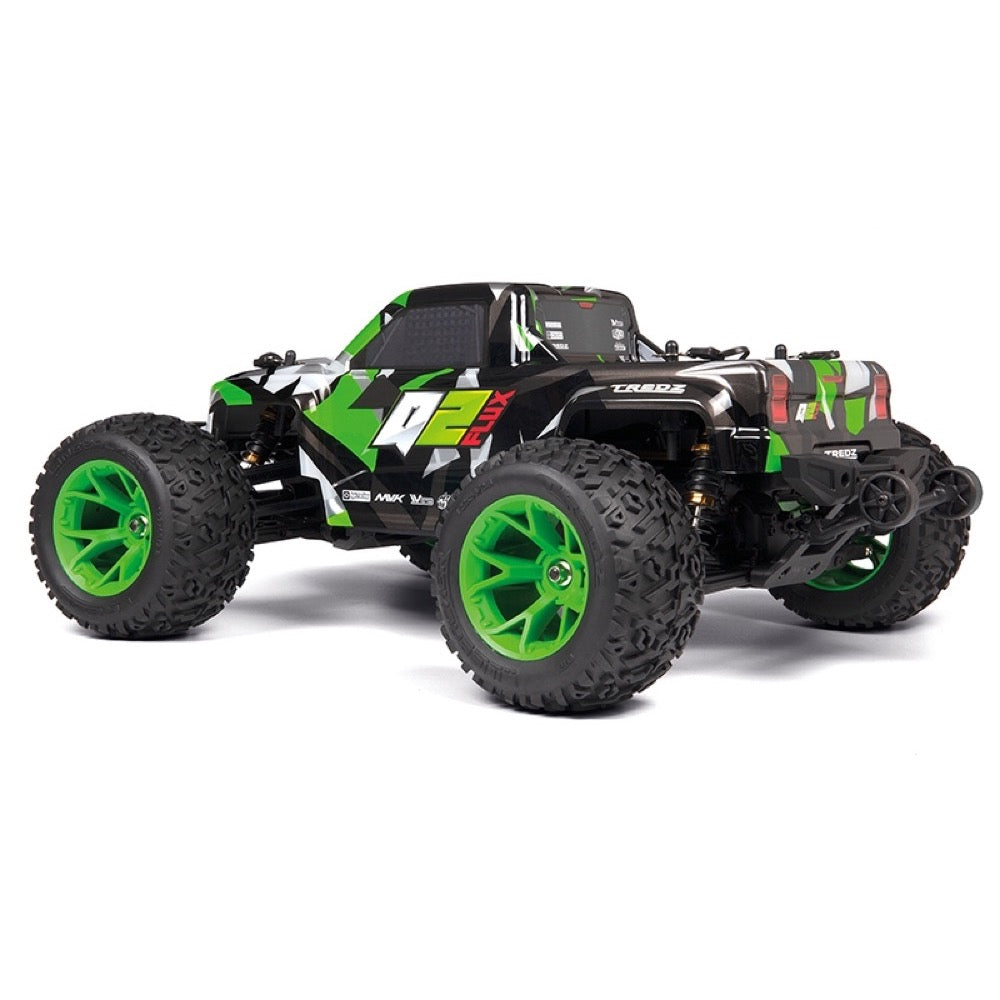 Maverick Quantum2 MT Flux 1/10 4WD Brushless Electric RC Monster Truck Green 150406
