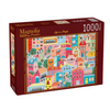 Magnolia 9101 Colorful Houses Shanya Bharti 1000pc Jigsaw Puzzle