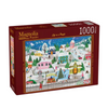 Magnolia 9104 Snow City Shanya Bharti 1000pc Jigsaw Puzzle