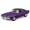 Maisto 31387PUR 1/18 1969 Dodge Charger R/T Purple with Black Roof
